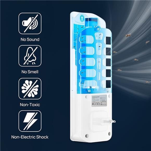 Bug Zapper, Mosquito Zapper - Silent Insect Killer for Home & Office, 375 Sq.ft - Picture 3 of 7
